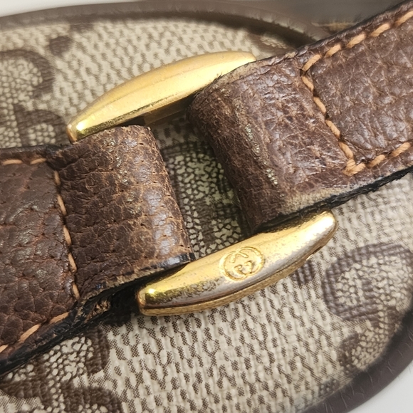 Authentic Vintage Gucci Canvas Sherry Line Shoulder Bag - Picture 5 of 13